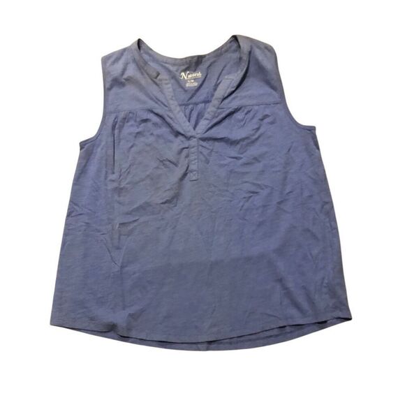 Natural Reflections light purple sleeveless vee neck tunic NWT size L - Picture 1 of 6